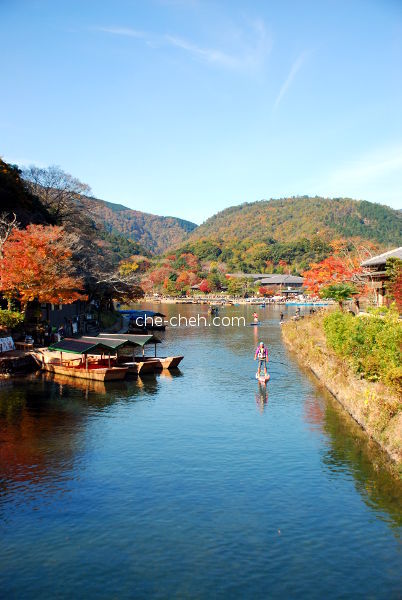 Stand Up Paddle Boarding At Hozu River In Autumn @ Kyoto